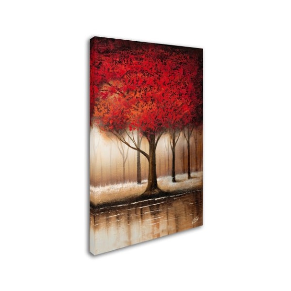 Rio 'Parade Of Red Trees' 2 Panel Art 2,16x24